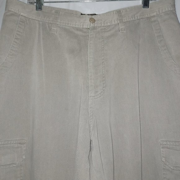 RED HEAD FLANNEL LINED COTTON CARGO PANTS - Picture 1 of 11